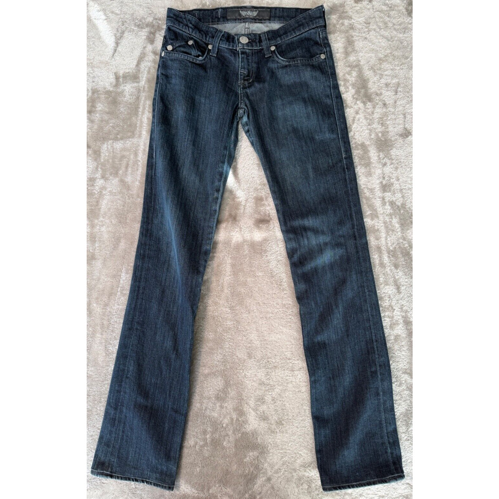 Rock & Republic Low Rise Straight Leg Slim Jeans Womens 25 Measures 26x30